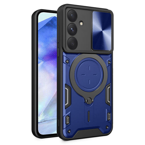 Husa pentru Samsung Galaxy A55 5G, Techsuit CamGuard Pro, albastru