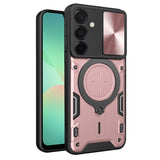 Husa pentru Samsung Galaxy A26 5G, Techsuit CamGuard Pro, roz auriu
