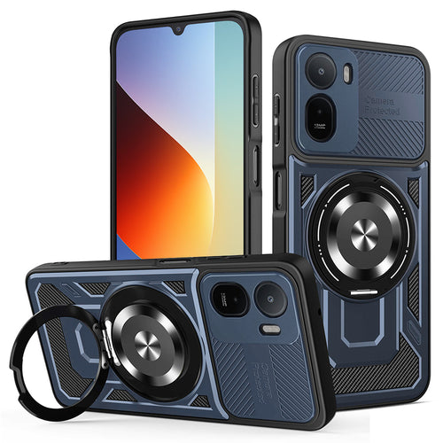 Husa pentru Xiaomi Redmi A7 Pro 4G, Techsuit RuggedCam, albastru