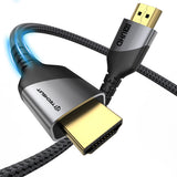 Cablu audio Techsuit Premium Video Cable NexusVision Pro (CX3), HDMI to HDMI 2.1, UHD 8K@60Hz, 48Gbps, Reinforced Design, 2m, gri