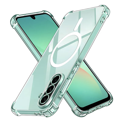 Husa pentru Samsung Galaxy A26 5G, Techsuit Shockproof Clear Silicone MagSafe, transparenta