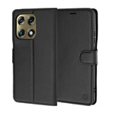 Husa pentru Motorola Signature, Techsuit Leather Folio, negru