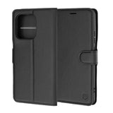 Husa pentru Motorola Signature, Techsuit Leather Folio, negru