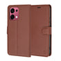 Husa pentru OPPO A6 Pro 4G, Techsuit Leather Folio, maro