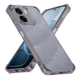Husa pentru OPPO A6x 4G, Techsuit Shockproof Clear Silicone, fumuriu