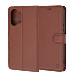 Husa pentru Xiaomi POCO X8 Pro Max, Techsuit Leather Folio, maro