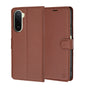 Husa pentru Xiaomi Redmi A7 Pro 4G, Techsuit Leather Folio, maro
