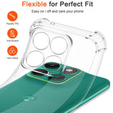 Husa pentru Motorola Edge 70 Fusion, Techsuit Shockproof Clear Silicone, transparenta