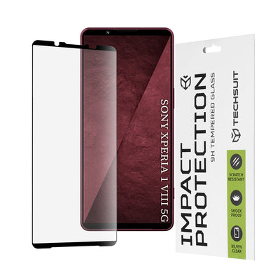 Folie de protectie pentru Sony Xperia 1 Viii, Techsuit 111D Full Cover / Full Glue Glass