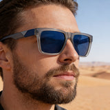 Ochelari de soare Techsuit Polarized Sunglasses (8500), polarizati, UV400, maro