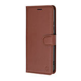 Husa pentru OPPO A6 Pro 4G, Techsuit Leather Folio, maro