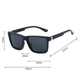 Ochelari de soare Techsuit Polarized Sunglasses (8506), polarizati, UV400, gri