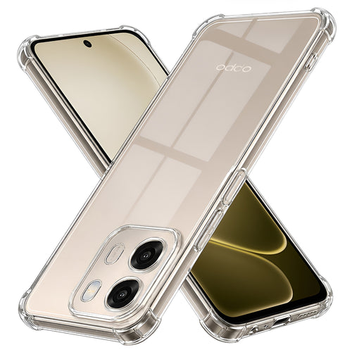 Husa pentru OPPO A6 4G, Techsuit Shockproof Clear Silicone, transparenta