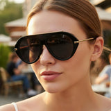 Ochelari de soare Techsuit Premium Sunglasses (8092), polarizati, UV400, negru