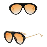 Ochelari de soare Techsuit Premium Sunglasses (8092), polarizati, UV400, negru;portocaliu