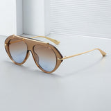 Ochelari de soare Techsuit Premium Sunglasses (8092), polarizati, UV400, negru;portocaliu