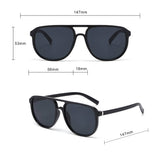 Ochelari de soare Techsuit Sunglasses (18266), polarizati, UV400, negru;portocaliu