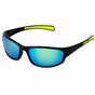 Ochelari de Sport Techsuit (9937), pentru Cycling, Sport Outdoor Activities, PC, Rectangular Shape, Unisex, Black / Blue / Galben