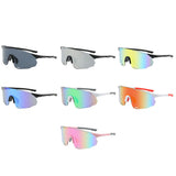 Techsuit Bike Glasses (8853), pentru Cycling, Sport Outdoor Activities, TR90 Frame, Unisex, Black / Argintiu