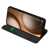 Husa pentru OPPO Find X9 Ultra, Techsuit Magskin Book, negru