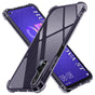 Husa pentru Huawei Nova 5T, Techsuit Shockproof Clear Silicone, fumuriu