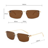 Ochelari de soare Techsuit Premium Sunglasses (S098), polarizati, UV400, maro