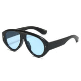 Ochelari de soare Techsuit Premium Sunglasses (3991), polarizati, UV400, negru;bleu