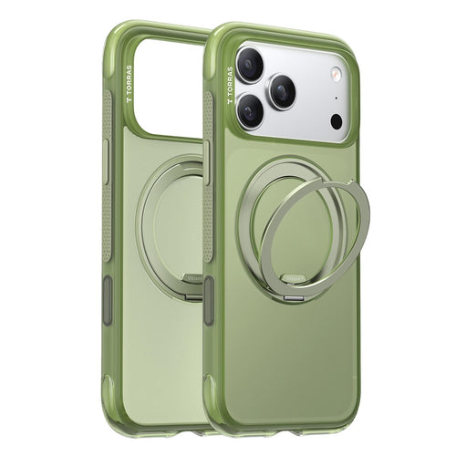Husa pentru iPhone 17 Pro Max, Torras Ostand O3 Air Series, verde