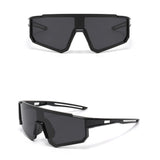 Techsuit Kids Polarized Ochelari de soare (R601), UV Protection, Gray Lens, TR Frame, Sport Design, Negru