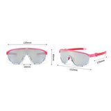 Techsuit Kids Polarized Ochelari de soare (2025), UV Protection, Gray Lens, TR Frame, Sport Design, Roz