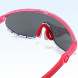 Techsuit Kids Polarized Ochelari de soare (2025), UV Protection, Gray Lens, TR Frame, Sport Design, Roz