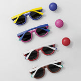 Ochelari de soare Techsuit Premium Kids Sunglasses (616), polarizati, UV400, roz;mov