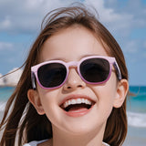 Ochelari de soare Techsuit Kids Polarized Sunglasses (691), polarizati, UV400, negru aramid