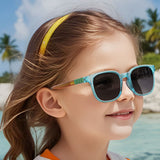 Ochelari de soare Techsuit Kids Polarized Sunglasses (9694), polarizati, UV400, multicolor;bej