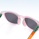 Ochelari de soare Techsuit Kids Polarized Sunglasses (9694), polarizati, UV400, multicolor;bleu
