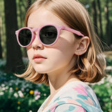 Ochelari de soare Techsuit Kids Polarized Sunglasses (602), polarizati, UV400, bej