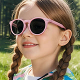 Ochelari de soare Techsuit Kids Polarized Sunglasses (602), polarizati, UV400, bej