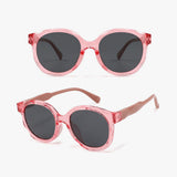 Ochelari de soare Techsuit Kids Polarized Sunglasses (627), polarizati, UV400, roz deschis