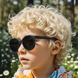 Ochelari de soare Techsuit Kids Polarized Sunglasses (627), polarizati, UV400, negru