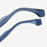Techsuit Anti-Blue Light Glasses Reflex PC (LS084), pentru Men, Rectangular, Blue Transparent
