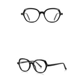 Techsuit Anti-Blue Light Glasses Reflex PC (LS051), pentru Women, Oversized, Negru