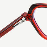 Techsuit Anti-Blue Light Glasses Reflex PC (LS051), pentru Women, Oversized, Negru