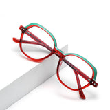 Techsuit Anti-Blue Light Glasses Reflex PC (LS051), pentru Women, Oversized, Negru