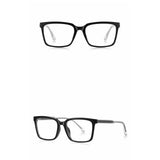 Techsuit Anti-Blue Light Glasses Reflex PC (LS091), pentru Men, Flat-Top, Negru