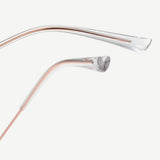 Techsuit Anti-Blue Light Glasses Reflex PC (LS501), pentru Women, Micro, Argintiu