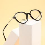 Techsuit Premium Anti-Blue Light Glasses Reflex PC (TM1062), Unisex, Browline, Unisex, Transparent Maro