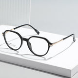 Techsuit Premium Anti-Blue Light Glasses Reflex PC (TM1062), Unisex, Browline, Unisex, Transparent Maro