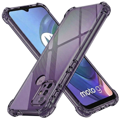Husa pentru Motorola Moto G30, Techsuit Shockproof Clear Silicone, fumuriu