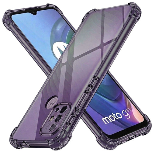 Husa pentru Motorola Moto G30, Techsuit Shockproof Clear Silicone, fumuriu