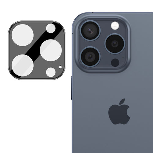 Folie de protectie pentru iPhone 15 Pro, Techsuit Full Camera Glass